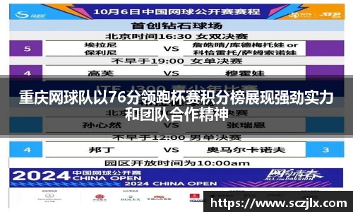 重庆网球队以76分领跑杯赛积分榜展现强劲实力和团队合作精神